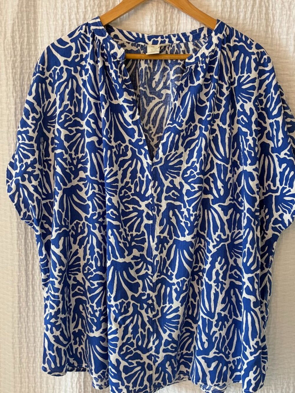 H&M Oversized Short-Sleeved Top